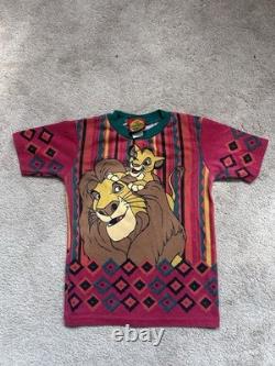 Super Rare Vintage Disney Lion King Shirt 90s Simba Mufasa Great Shape Toddler