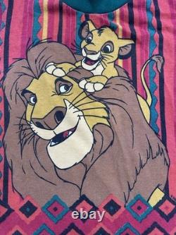 Super Rare Vintage Disney Lion King Shirt 90s Simba Mufasa Great Shape Toddler