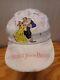 Super Rare Vintage Disney The Beauty And The Beast Kids Hat All Around Print 90s