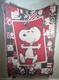 Super Rare Vintage Double Layer Snoopy Peanuts Throw Blanket 52x68