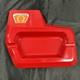 Super Rare Vintage Electronic Omega Watch Ashtray 1970s Promo NOS Plastic Red