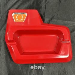 Super Rare Vintage Electronic Omega Watch Ashtray 1970s Promo NOS Plastic Red