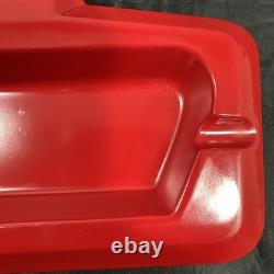 Super Rare Vintage Electronic Omega Watch Ashtray 1970s Promo NOS Plastic Red