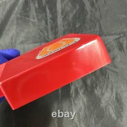 Super Rare Vintage Electronic Omega Watch Ashtray 1970s Promo NOS Plastic Red