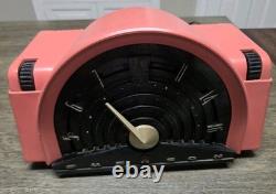 Super Rare Vintage Emerson Tube Radio Model 744 Series Coral Rare Powers Up