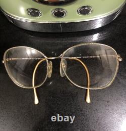 Super Rare Vintage Eyeglasses Aviator Steel and Silver Nordic Germany 111-145