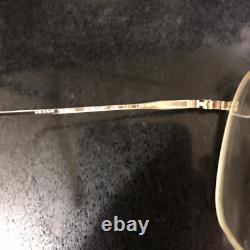 Super Rare Vintage Eyeglasses Aviator Steel and Silver Nordic Germany 111-145