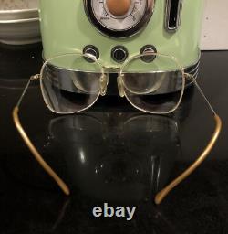 Super Rare Vintage Eyeglasses Aviator Steel and Silver Nordic Germany 111-145