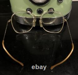 Super Rare Vintage Eyeglasses Aviator Steel and Silver Nordic Germany 111-145