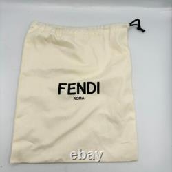 Super Rare Vintage FENDI Excellent Condition Hand Bag Nylon Blk Italian Penne FS