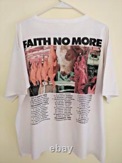 Super Rare Vintage Faith No More Angel Dust Euro Tour Shirt'92 M/L NO REPLICA