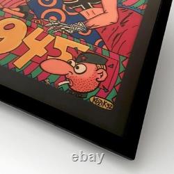 Super Rare Vintage Frank Kozik 1992 Wax Seal COA Framed WW2 Satire