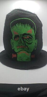 Super Rare Vintage Frankenstein Felt Top Hat Novelty Monster Horror