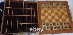 Super Rare! Vintage Frederick Remington Pewter Chess Set, Time-life Issue 1989