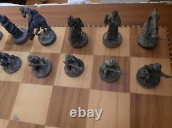 Super Rare! Vintage Frederick Remington Pewter Chess Set, Time-life Issue 1989