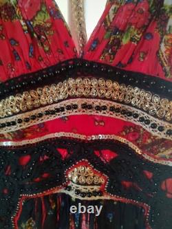 Super Rare! Vintage Free People maxi dress 2 New Romantics