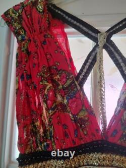 Super Rare! Vintage Free People maxi dress 2 New Romantics