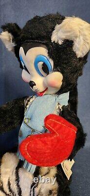 Super Rare Vintage GUND Rubber Face Skunk 12 Plush INCREDIBLE CONDITION