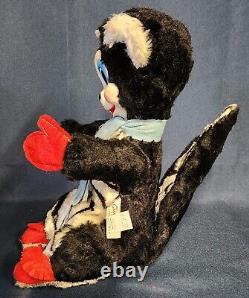 Super Rare Vintage GUND Rubber Face Skunk 12 Plush INCREDIBLE CONDITION