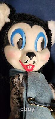 Super Rare Vintage GUND Rubber Face Skunk 12 Plush INCREDIBLE CONDITION