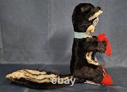 Super Rare Vintage GUND Rubber Face Skunk 12 Plush INCREDIBLE CONDITION