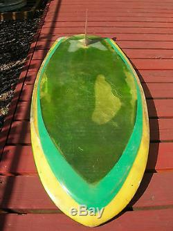 Super Rare Vintage George Greenough 1969 kneeboard surfboard surfing surf