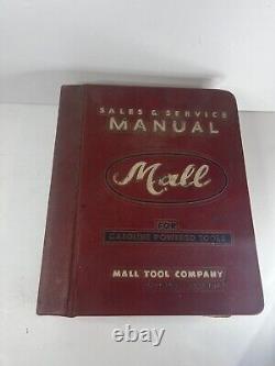 Super Rare Vintage Giant Mall Tool Company 1950s Sales & Service Manual Book