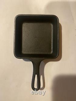 Super Rare Vintage Griswold Cast Square Toy Skillet (p/n 775) Excellent Shape