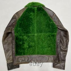 Super Rare Vintage Grizzly Leather Jacket Authentic Men's Outerwear