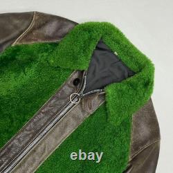 Super Rare Vintage Grizzly Leather Jacket Authentic Men's Outerwear