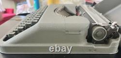 Super Rare Vintage HERMES BABY Typewriter Cyrillic Lettering, Portable Model