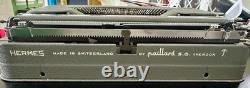 Super Rare Vintage HERMES BABY Typewriter Cyrillic Lettering, Portable Model