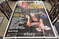 Super Rare Vintage HUGE Pulp Fiction Movie POSTER 1994 Cannes French 39x55