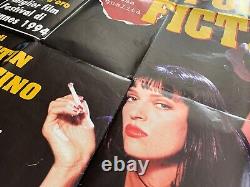 Super Rare Vintage HUGE Pulp Fiction Movie POSTER 1994 Cannes French 39x55