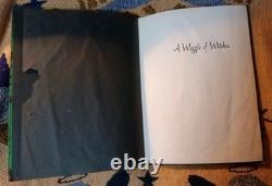 Super Rare Vintage Halloween Art Hardcover A Woggle Of Witches 1971 Please Read