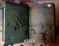 Super Rare Vintage Halloween Art Hardcover A Woggle Of Witches 1971 Please Read