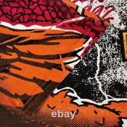 Super Rare Vintage Harley-Davidson Lightning Big Eagle AOP T-Shirt Size M 1992