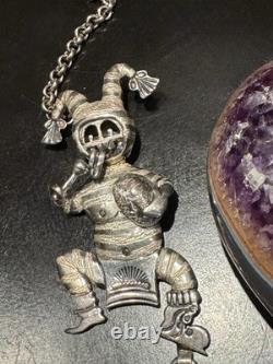 Super Rare Vintage Heirloom 3 Kachina Necklace Handmade By Navajo Bennie Ration