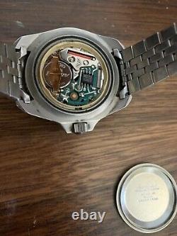 Super Rare! Vintage Heuer Diver Watch Great Grey (982.006) Must See