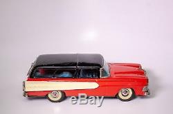 Super Rare Vintage Japanese Tin Friction 1958 Edsel 2-door Station Wagon