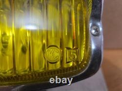 Super Rare Vintage KC HiLites KC-5YQ Chrome Rectangular Fog Light