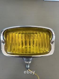 Super Rare Vintage KC HiLites KC-5YQ Chrome Rectangular Fog Lights