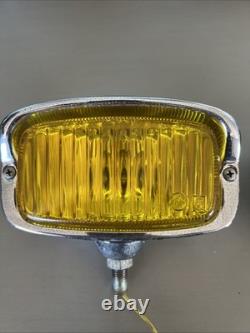 Super Rare Vintage KC HiLites KC-5YQ Chrome Rectangular Fog Lights