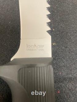 Super Rare Vintage Kershaw 1005 Sawback Survival KnifeFAST SHIP