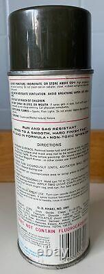 Super Rare Vintage Krylon O. D. Khaki 2301 Paper Label Spray Paint Can Olive Drab