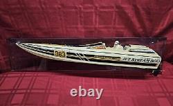 Super Rare Vintage Kyosho Jet Stream 800 RC Racing Boat Store Display Sign