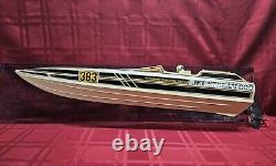 Super Rare Vintage Kyosho Jet Stream 800 RC Racing Boat Store Display Sign