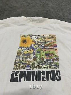 Super Rare Vintage Lemonheads Shirt Band Tee 90s 80s Sz L Long Sleeve Set List