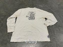 Super Rare Vintage Lemonheads Shirt Band Tee 90s 80s Sz L Long Sleeve Set List