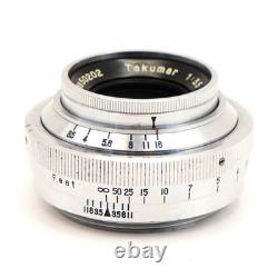 Super Rare! Vintage Lens? Pentax Takumar 50mm f/3.5 M37 mount for Asahiflex JPN